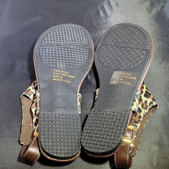 BRAND NEW AROMA LEOPARD PRINT WOMEN"S SANDAL - Picture 11 of 14